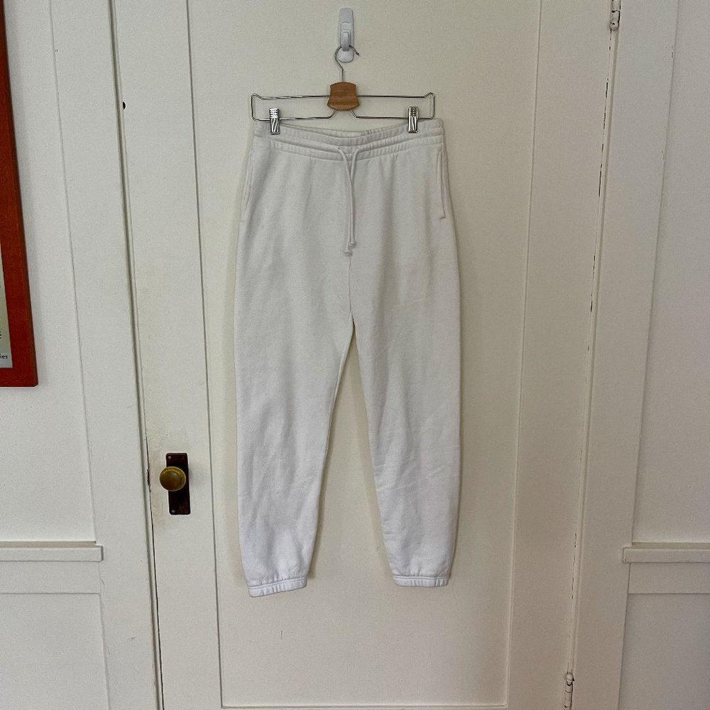 Tna Cozy Fleece Perfect Sweatpant, size M white
